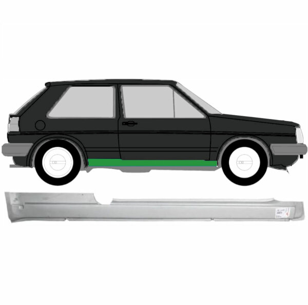 Schweller für Volkswagen Golf II 1982-1992 rechts (2 Türer)